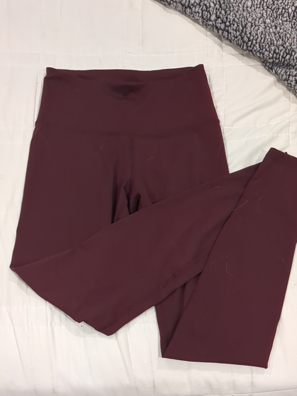 Old Navy Active Powerpress Maroon High-Rise Leggings